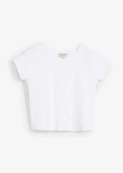 Camiseta corta de canalé
