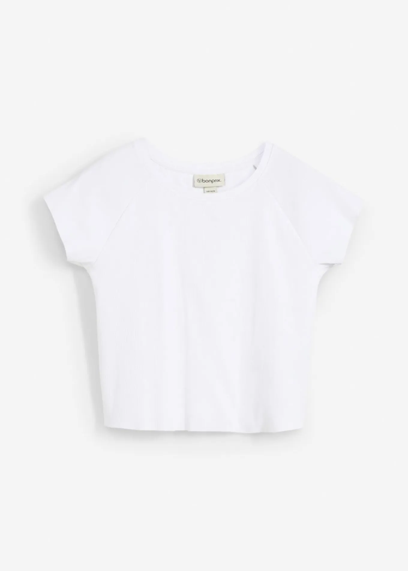 Camiseta corta de canalé