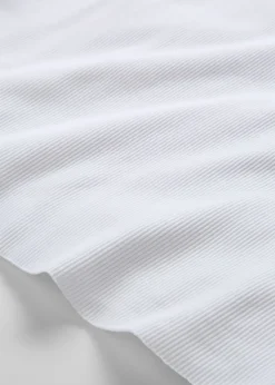 Camiseta corta de canalé