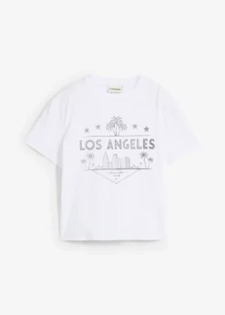Camiseta corta de punto