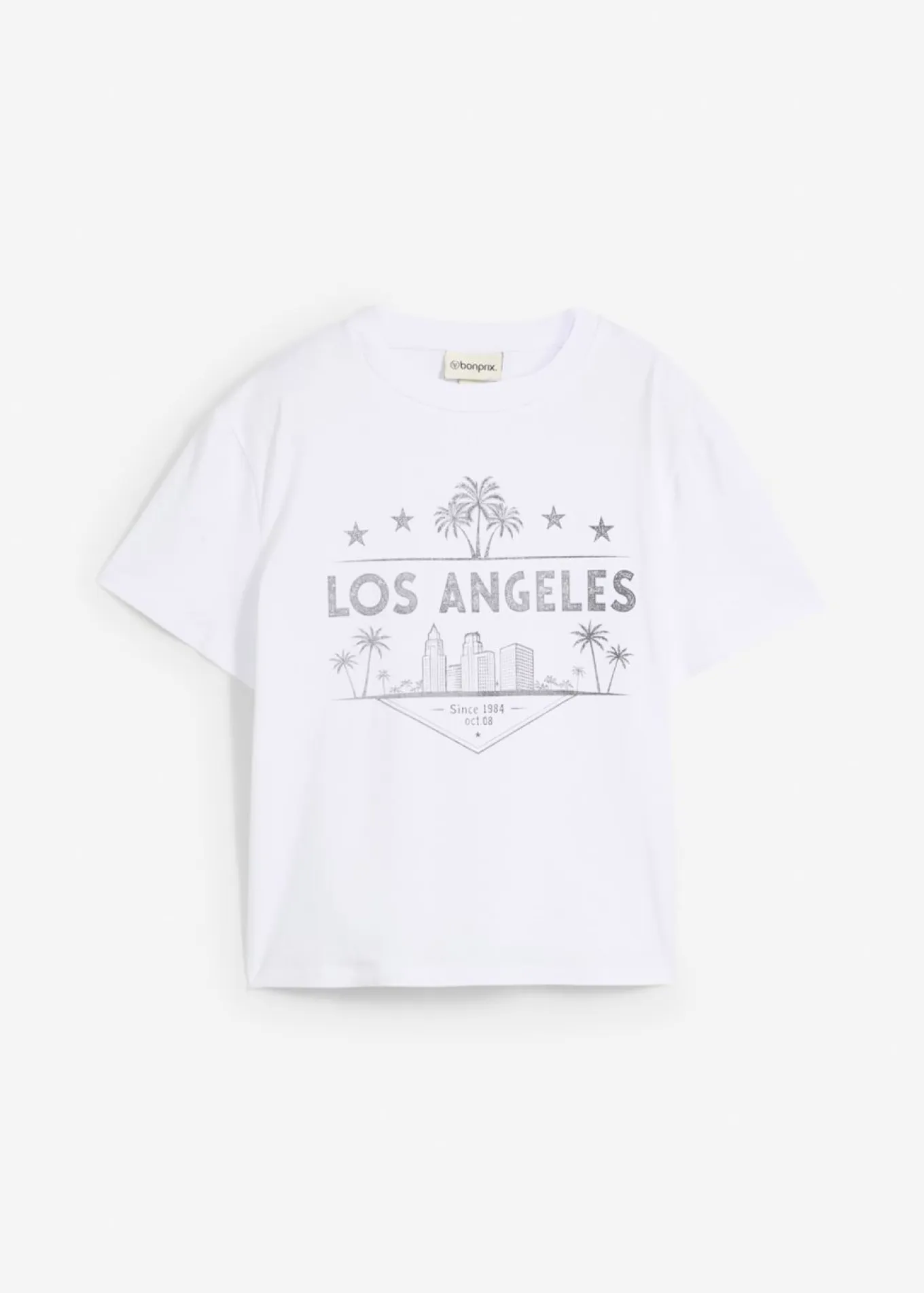 Camiseta corta de punto