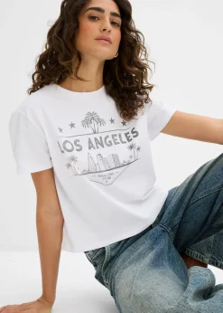 Camiseta corta de punto
