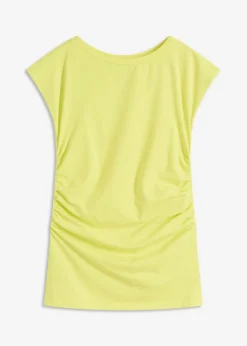 Camiseta de algodón con elástico