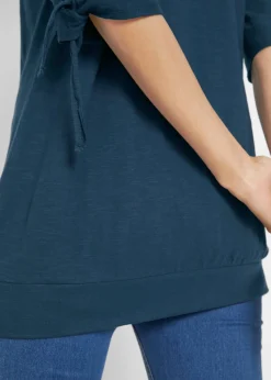 Camiseta de algodón con hombros al descubierto