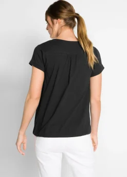 Camiseta de algodón con manga corta