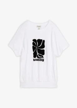 Camiseta de algodón con nido de abeja