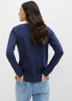 Camiseta de algodón ecológico puro con cuello redondo