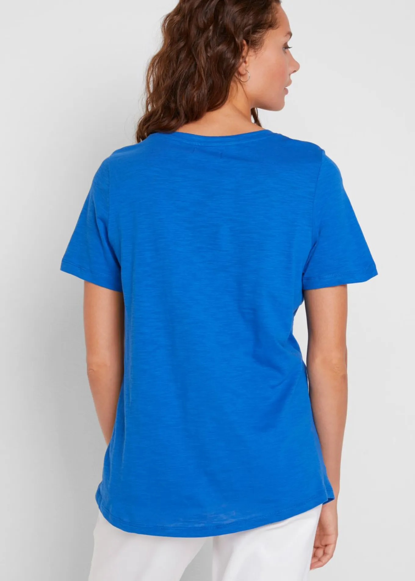 Camiseta de algodón estampada