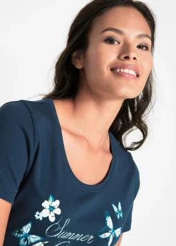 Camiseta de algodón, manga corta