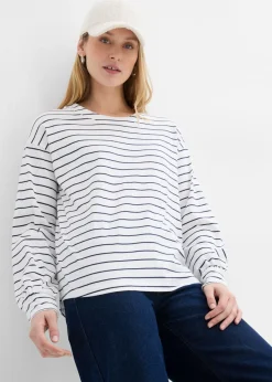 Camiseta de algodón orgánico puro con manga larga