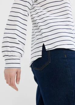 Camiseta de algodón orgánico puro con manga larga