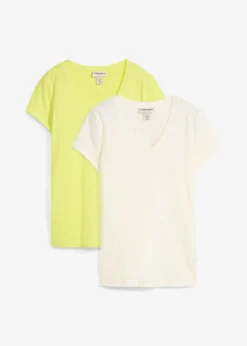 Camiseta de algodón orgánico puro (2 unidades)
