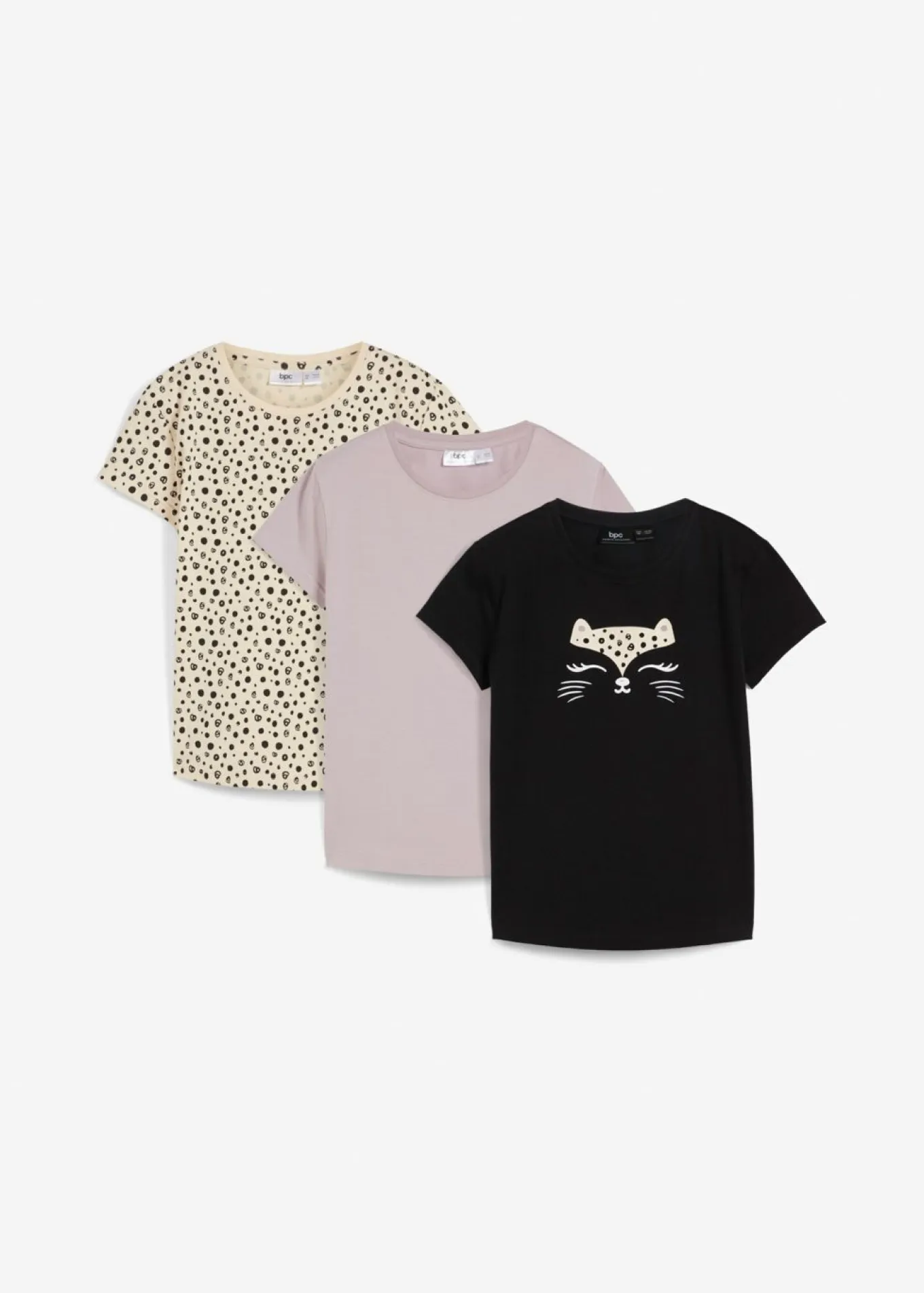 Camiseta de algodón orgánico puro (3 unidades)