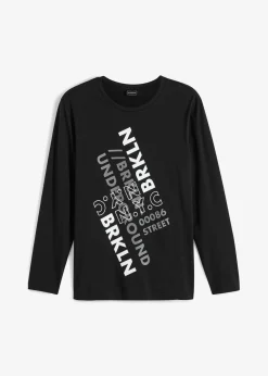 Camiseta de algodón orgánico puro con manga larga