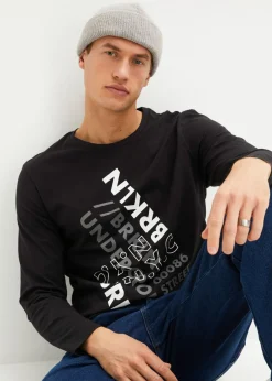 Camiseta de algodón orgánico puro con manga larga