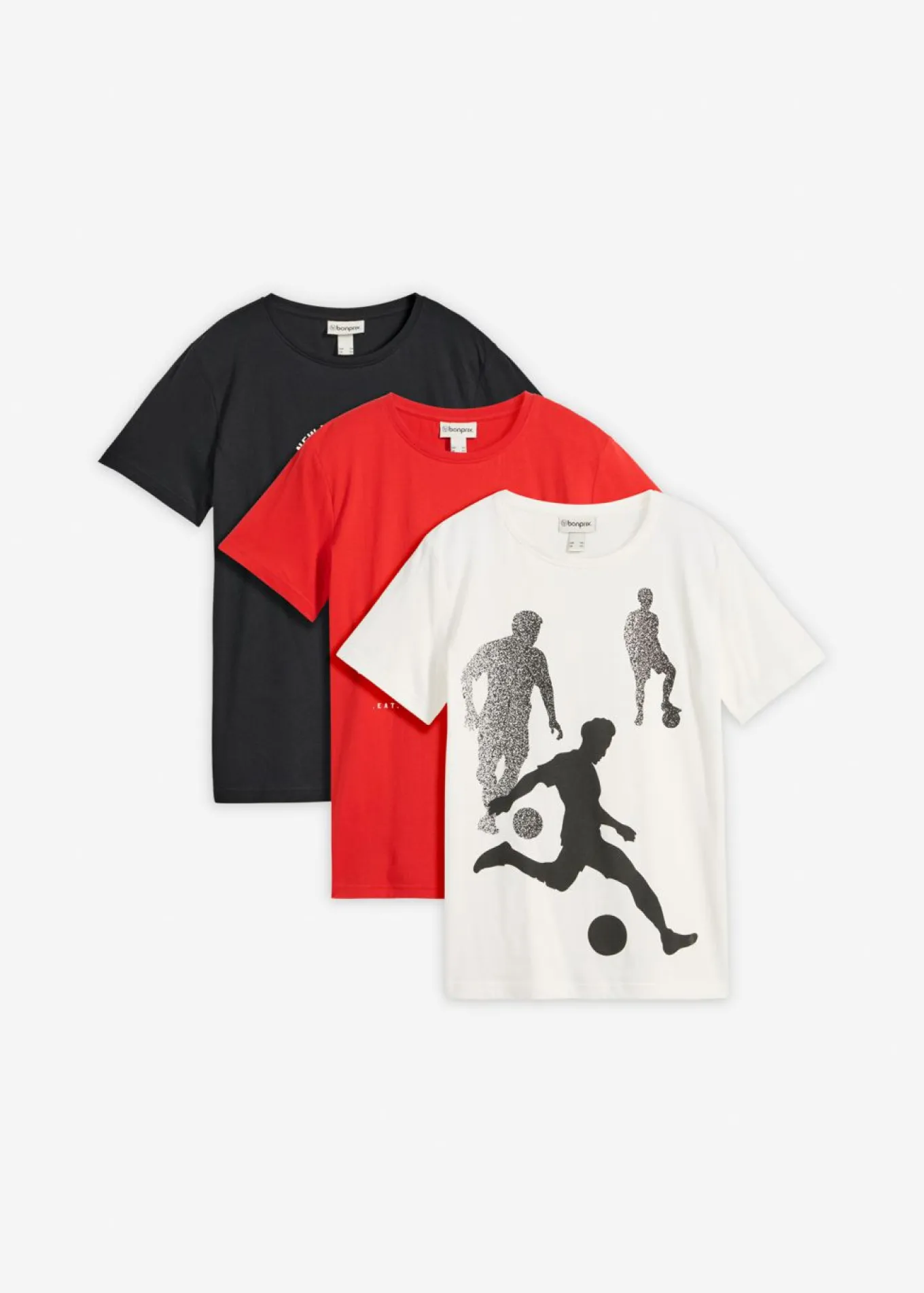 Camiseta de algodón orgánico puro (3 unidades)