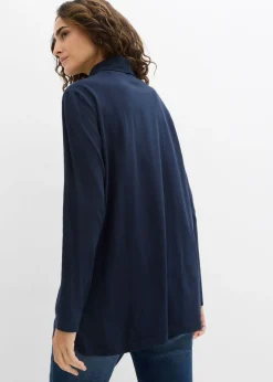 Camiseta de algodón orgánico puro con cuello alto