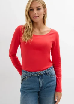 Camiseta de algodón orgánico puro con manga larga