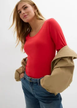 Camiseta de algodón orgánico puro con manga larga