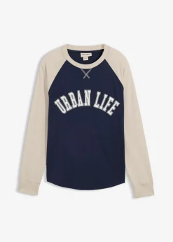 Camiseta de algodón orgánico puro con manga larga