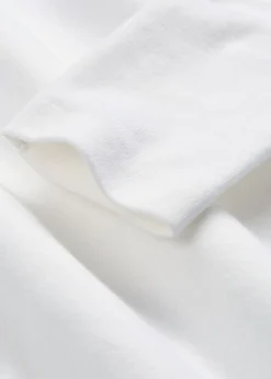 Camiseta de algodón orgánico puro con manga larga