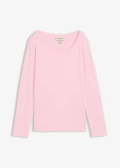 Camiseta de algodón orgánico puro con manga larga
