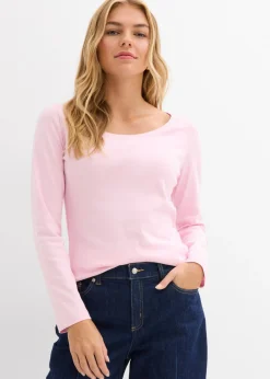 Camiseta de algodón orgánico puro con manga larga