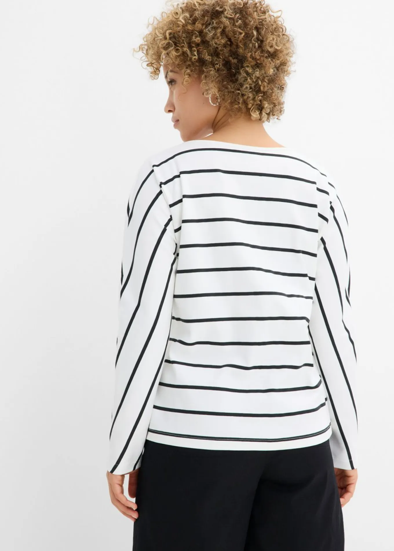 Camiseta de algodón orgánico puro con manga larga