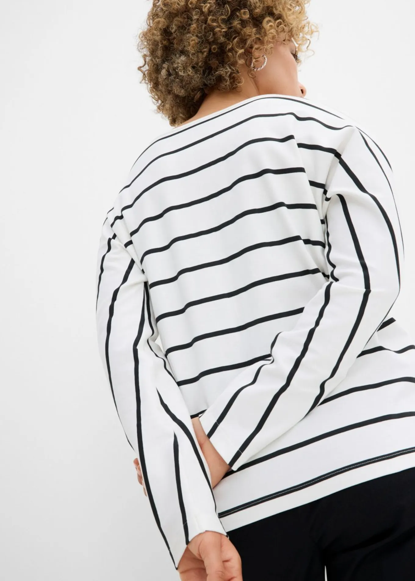 Camiseta de algodón orgánico puro con manga larga