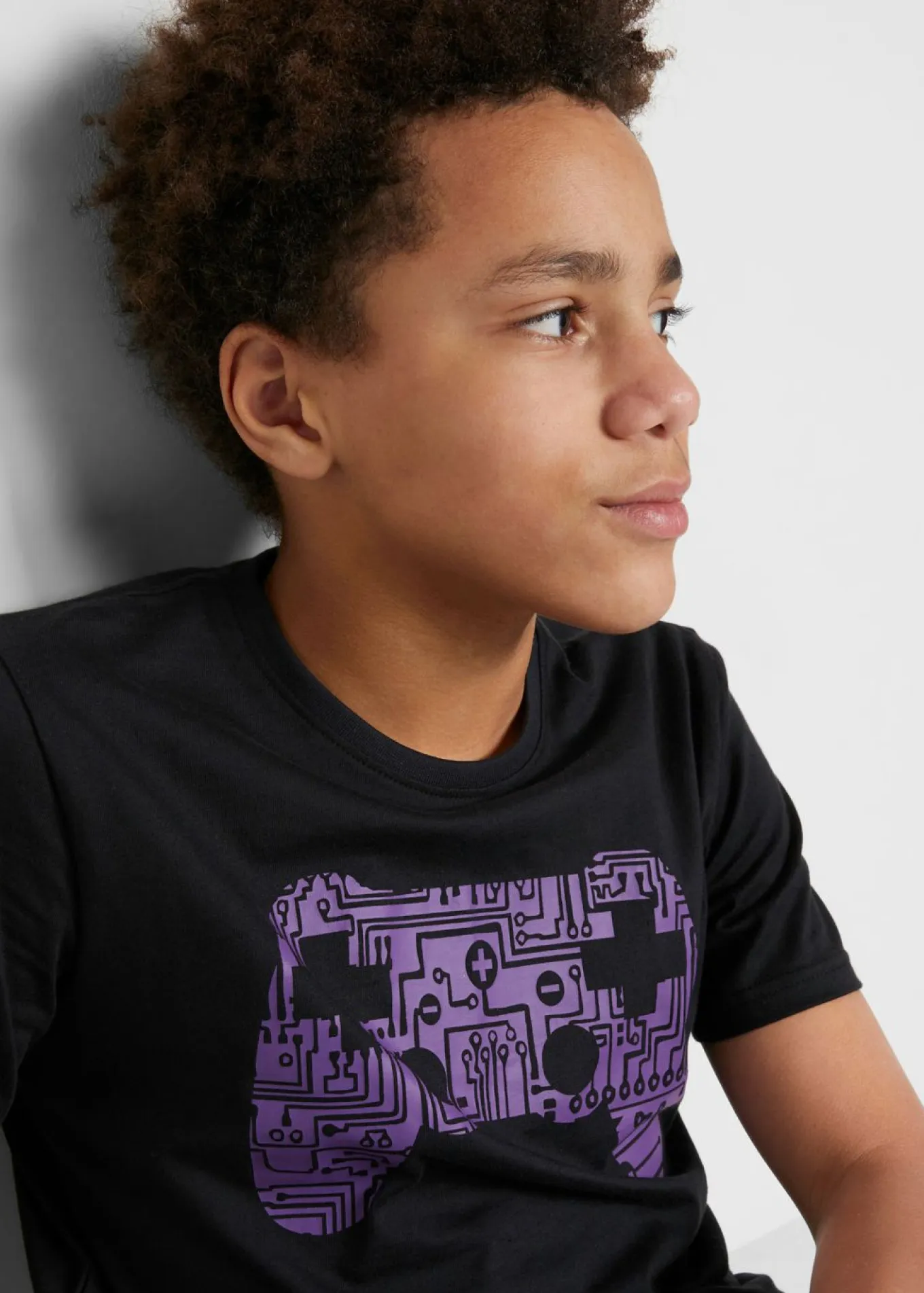 Camiseta de algodón orgánico para niños