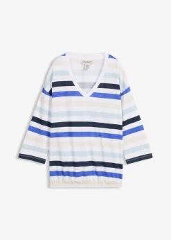 Camiseta de algodón orgánico con mangas 3/4