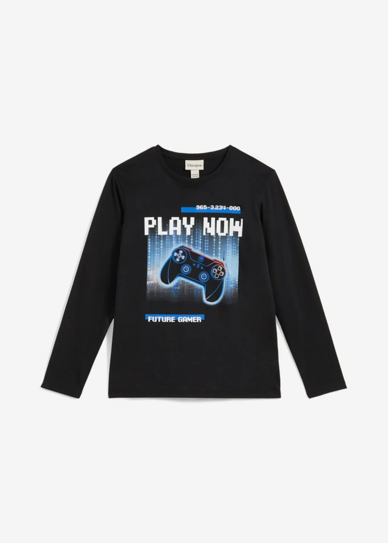 Camiseta de algodón orgánico puro con manga larga