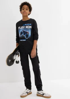 Camiseta de algodón orgánico puro con manga larga
