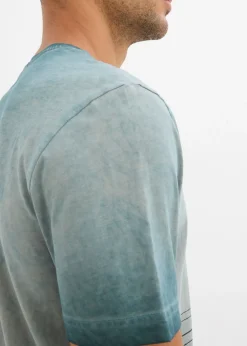 Camiseta de algodón orgánico con aspecto lavado