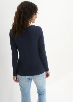 Camiseta de algodón orgánico puro con manga larga