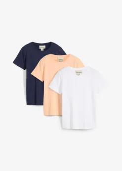 Camiseta de algodón orgánico puro (3 unidades)
