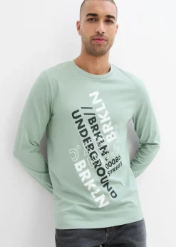 Camiseta de algodón orgánico puro con manga larga