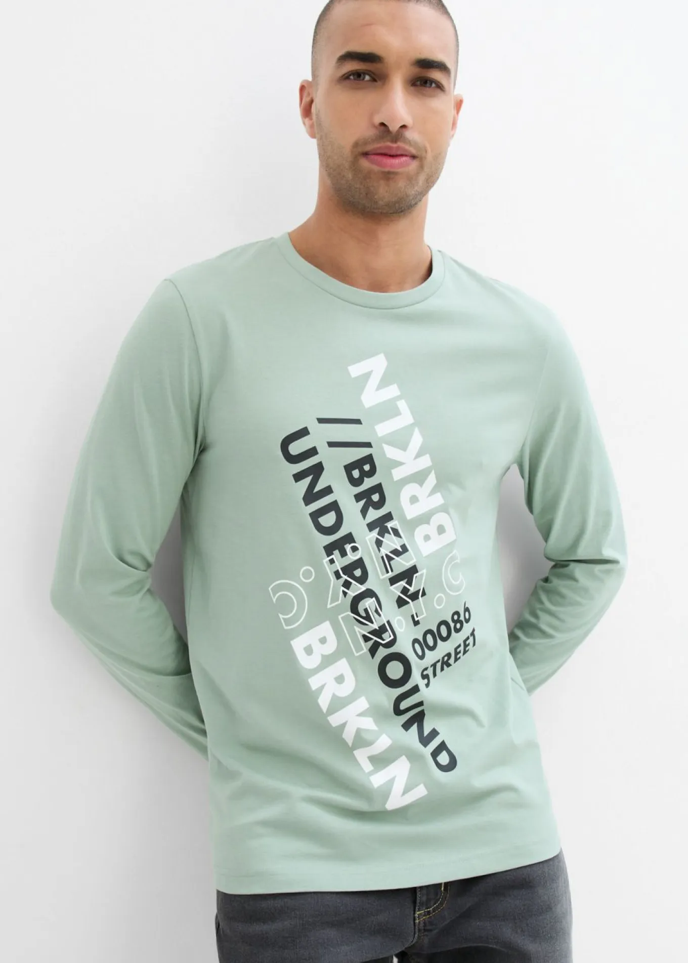 Camiseta de algodón orgánico puro con manga larga