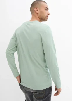 Camiseta de algodón orgánico puro con manga larga