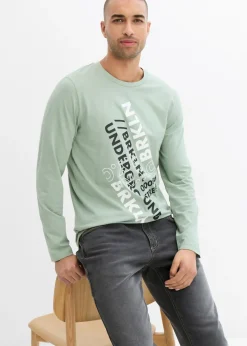 Camiseta de algodón orgánico puro con manga larga