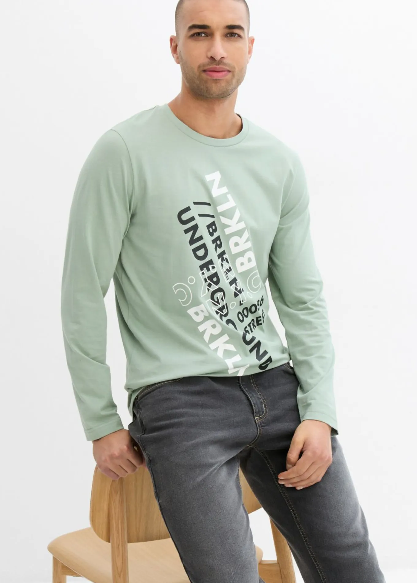 Camiseta de algodón orgánico puro con manga larga