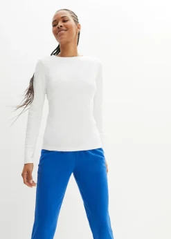Camiseta de algodón orgánico puro con manga larga