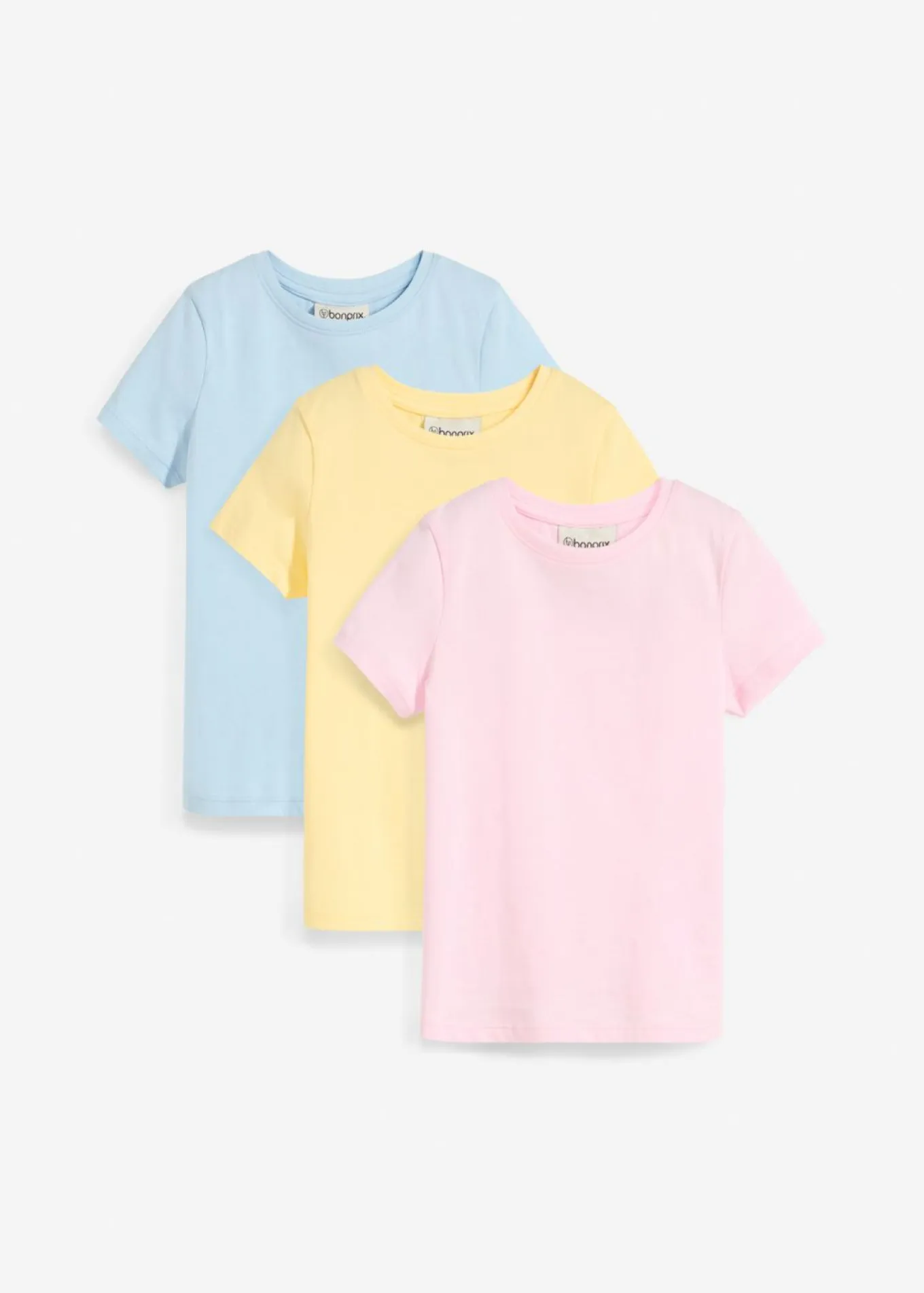 Camiseta de algodón orgánico puro (3 unidades)
