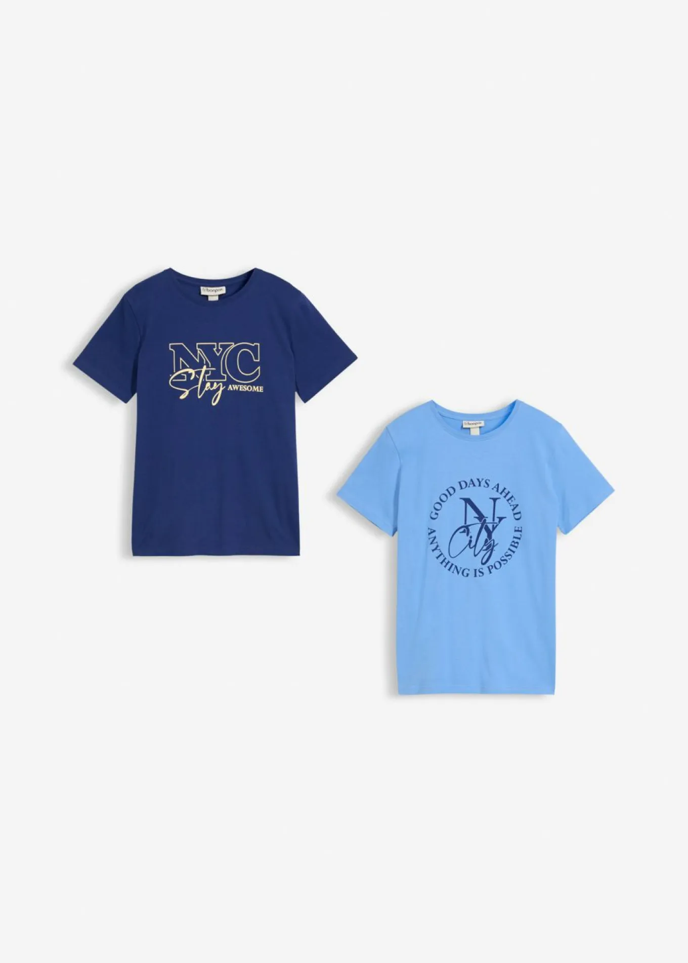 Camiseta de algodón orgánico puro (2 unidades)