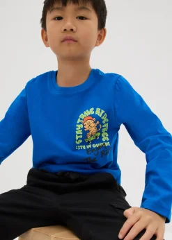 Camiseta de algodón orgánico puro con manga larga