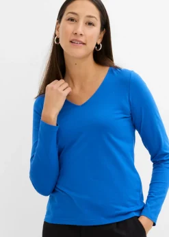 Camiseta de algodón orgánico puro con manga larga