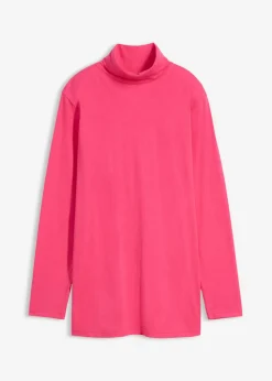 Camiseta de algodón orgánico puro con cuello alto