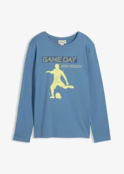 Camiseta de algodón orgánico puro con manga larga