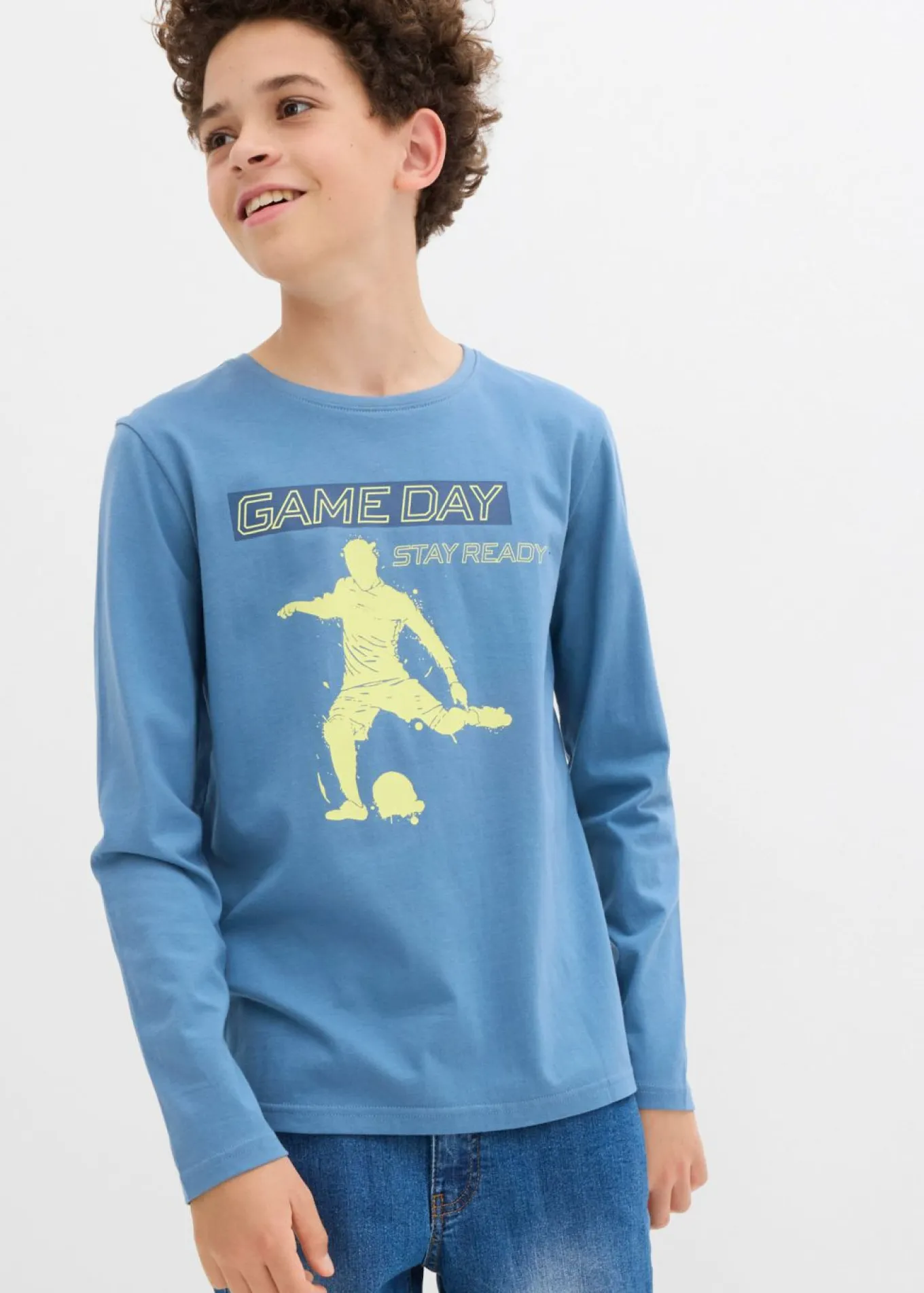 Camiseta de algodón orgánico puro con manga larga