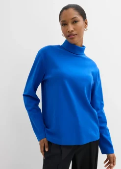 Camiseta de algodón orgánico puro con cuello alto
